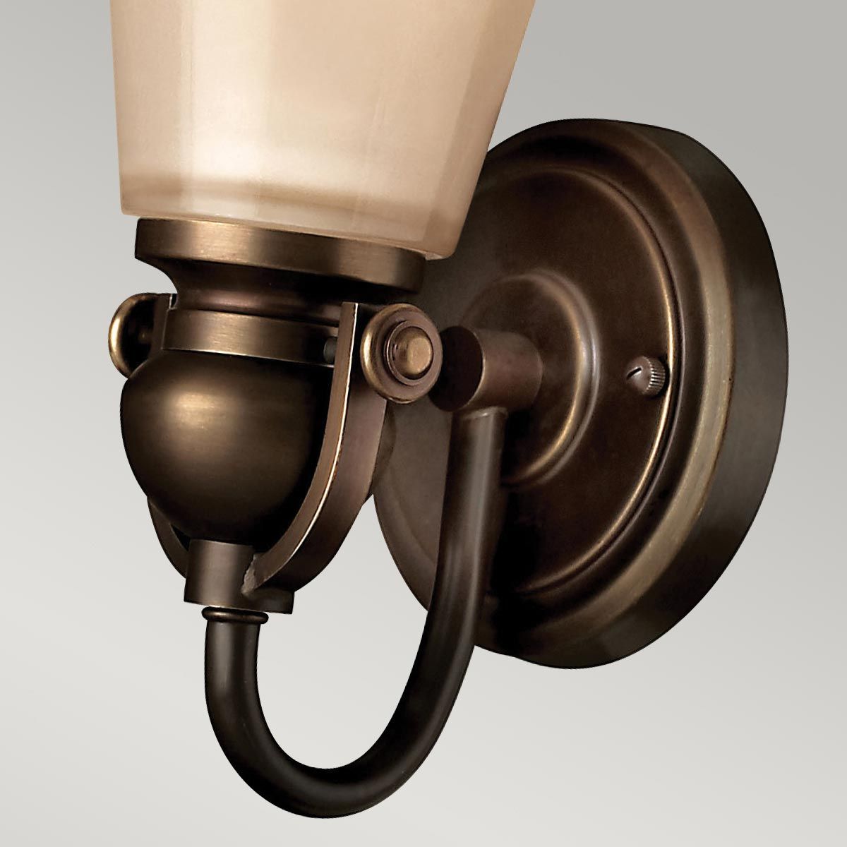 Mayflower 1 Light Wall Light Olde Bronze - HK-MAYFLOWER1