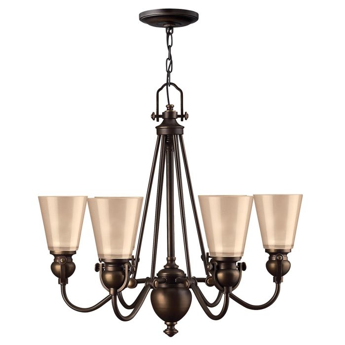 Mayflower 6 Light Chandelier Olde Bronze - HK-MAYFLOWER6