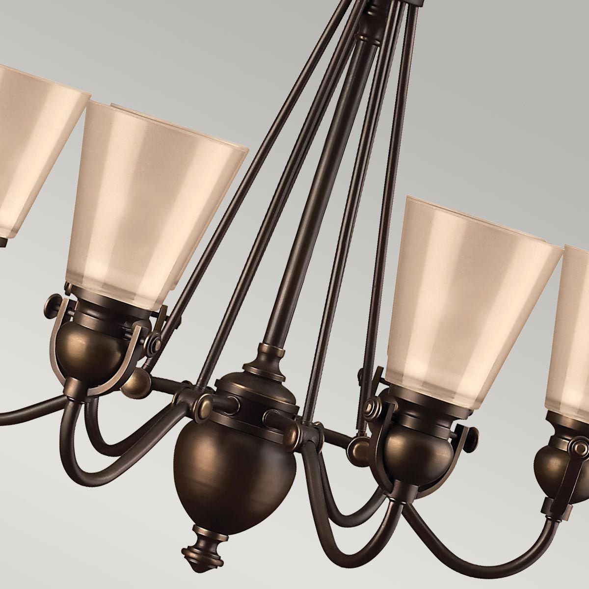 Mayflower 6 Light Chandelier Olde Bronze - HK-MAYFLOWER6