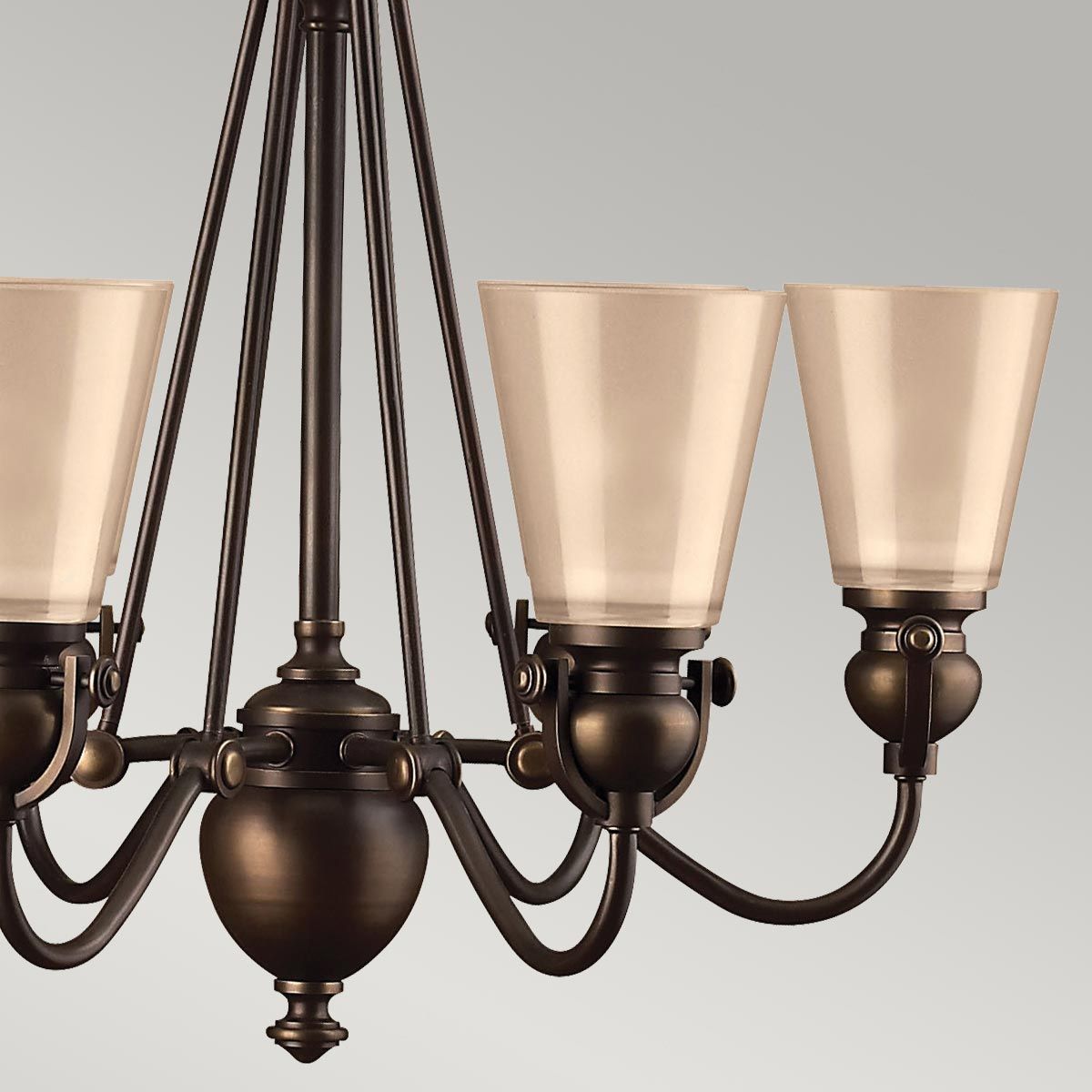 Mayflower 6 Light Chandelier Olde Bronze - HK-MAYFLOWER6