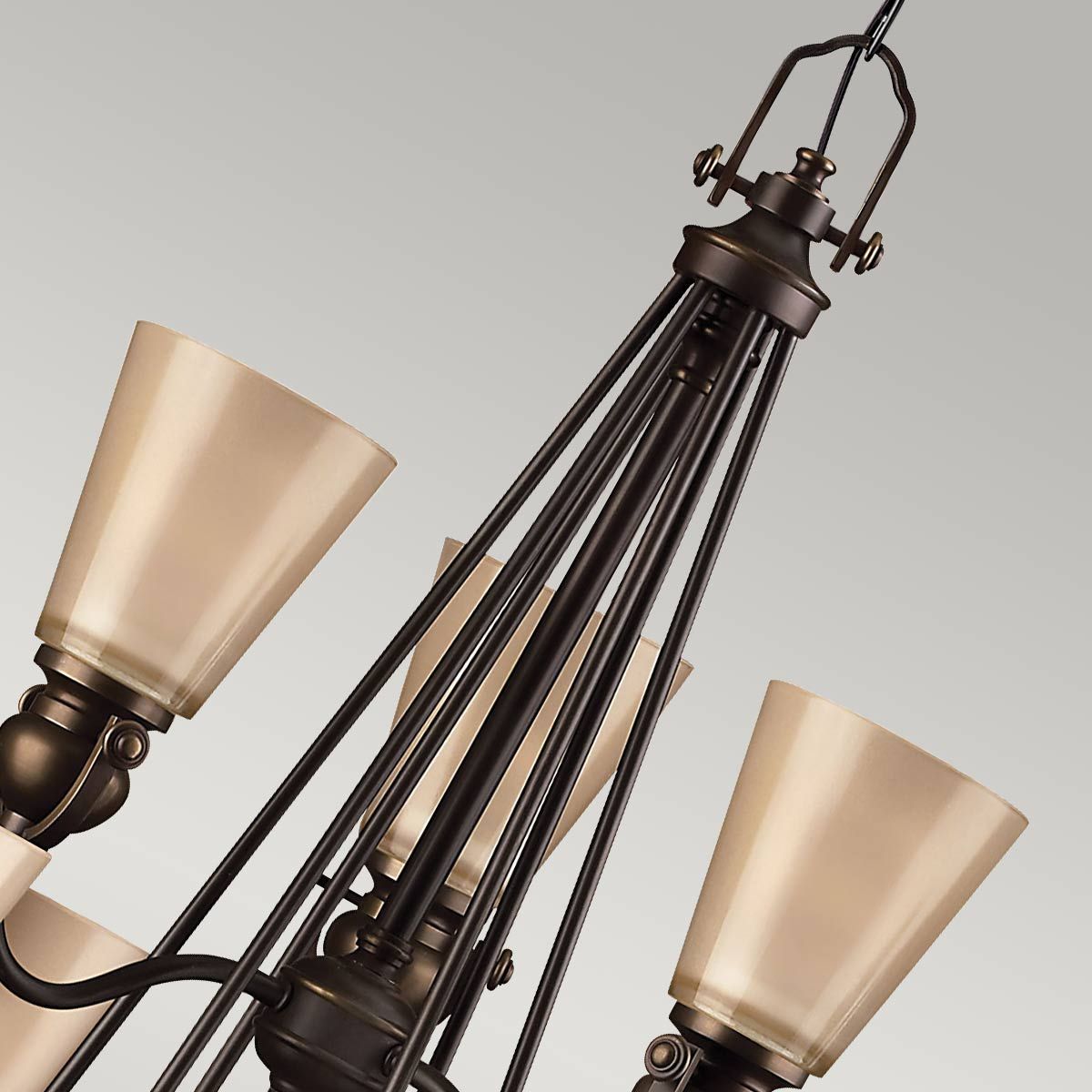 Mayflower 9 Light Chandelier Olde Bronze - HK-MAYFLOWER9