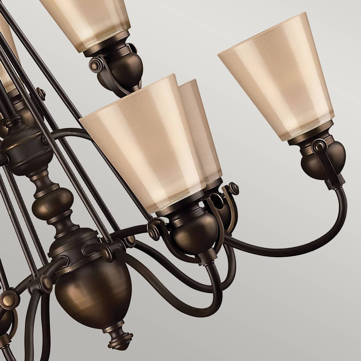 Mayflower 9 Light Chandelier Olde Bronze - HK-MAYFLOWER9