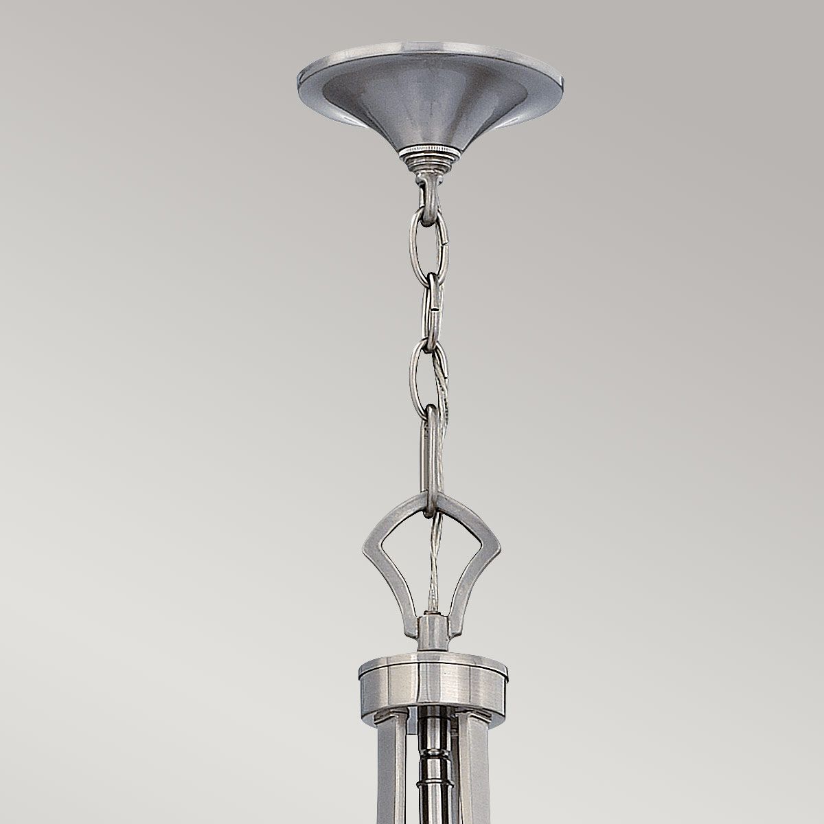 Mime 3 Light Pendant Chandelier Brushed Nickel - HK-MIME-3P