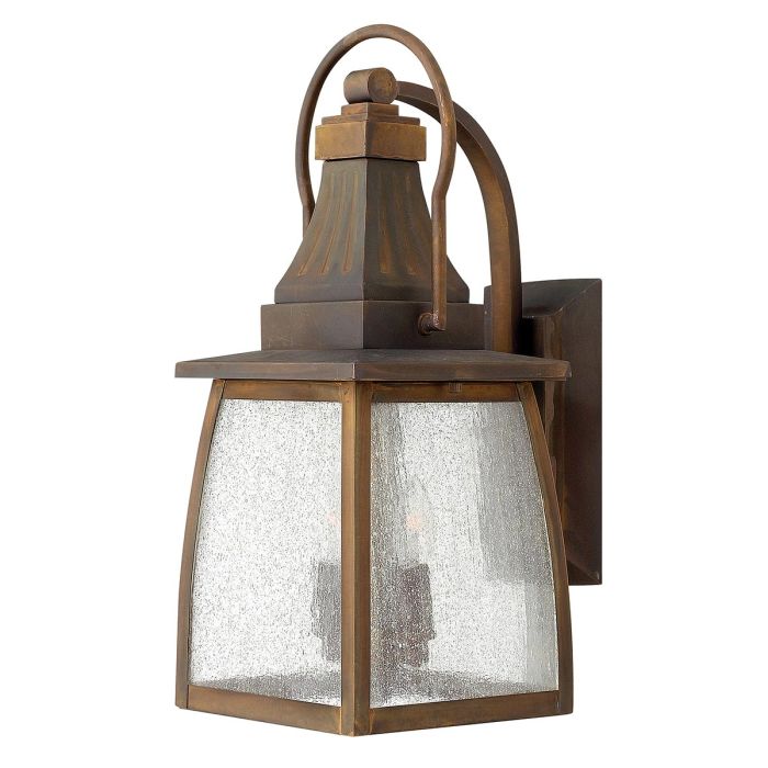 Montauk 2 Light Small Wall Lantern Sienna - HK-MONTAUK-M