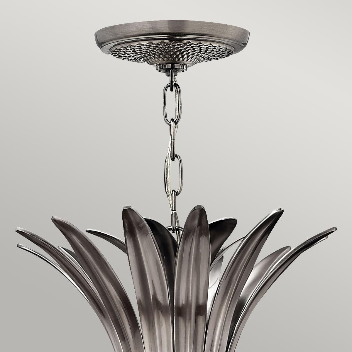 Plantation 4 Light Pendant Polished Antique Nickel - HK-PLANT4-P-PL