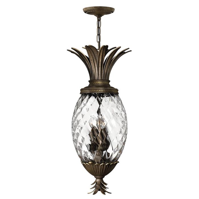 Plantation 4 Light Pendant Pearl Bronze - HK-PLANT4-P-PZ