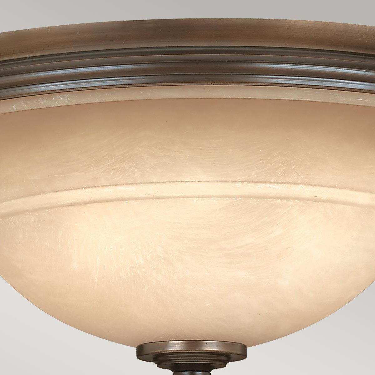 Plymouth 3 Light Flush Olde Bronze - HK-PLYMOUTH-F