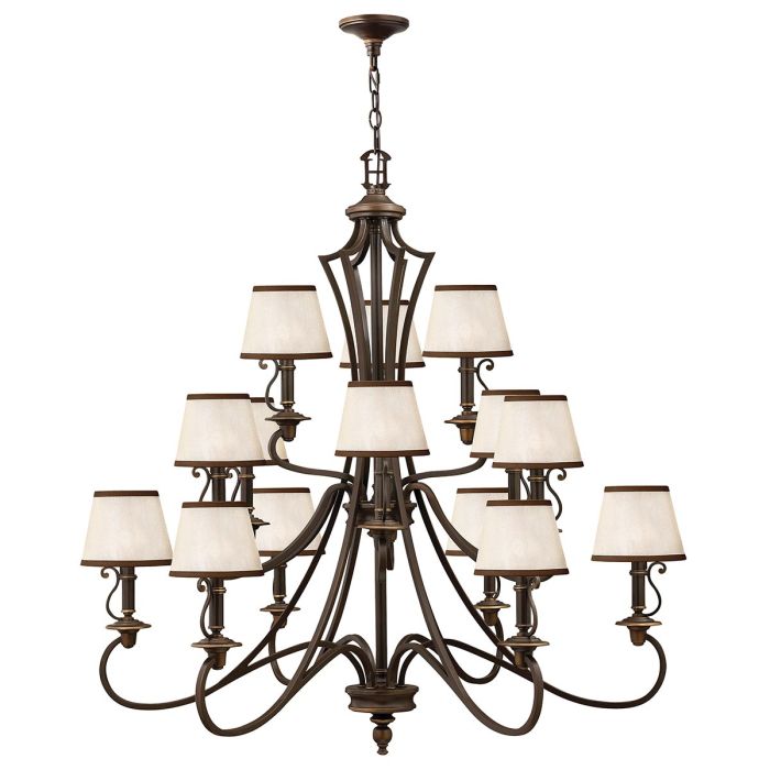 Plymouth 15 Light Chandelier Olde Bronze - HK-PLYMOUTH15