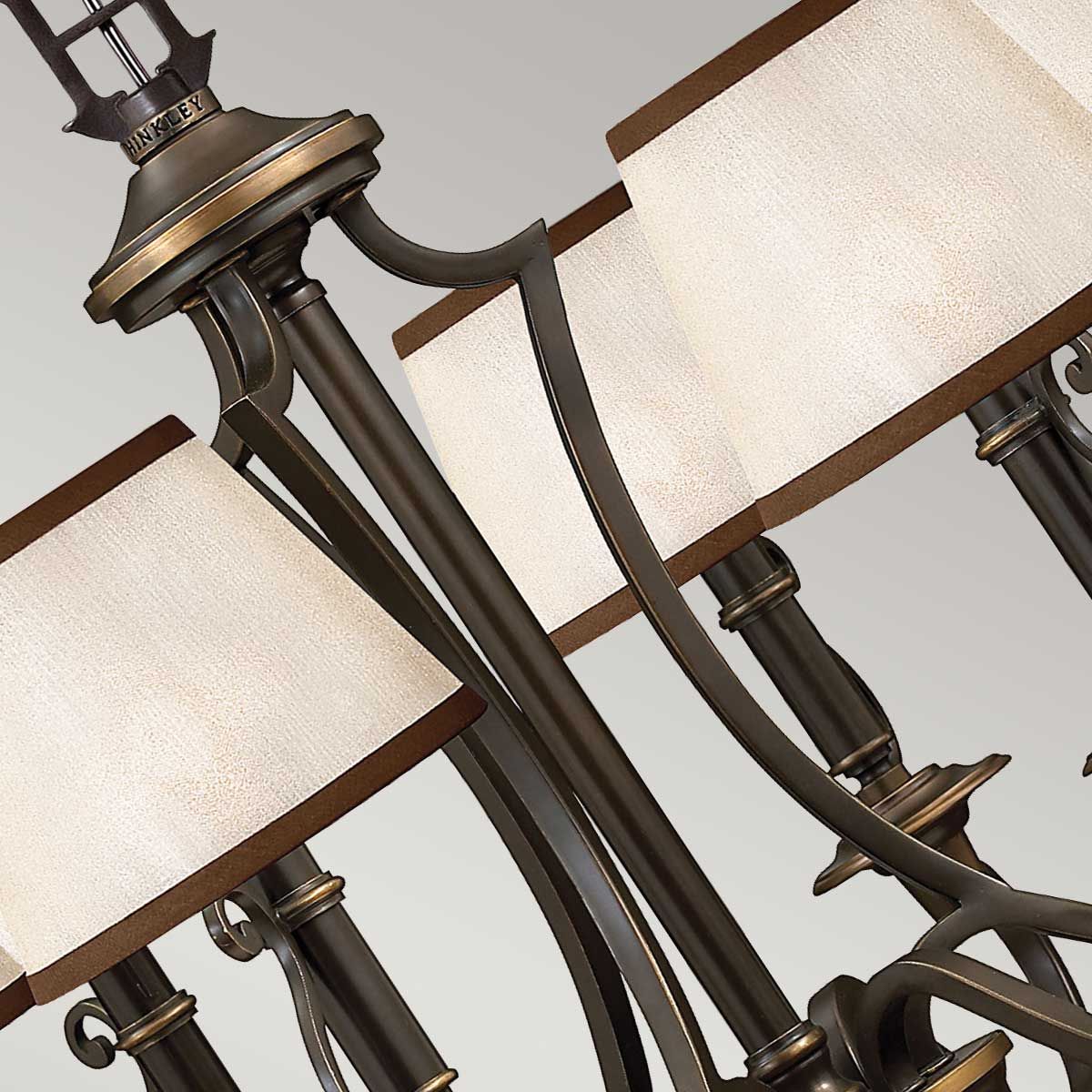 Plymouth 6 Light Chandelier Olde Bronze - HK-PLYMOUTH6