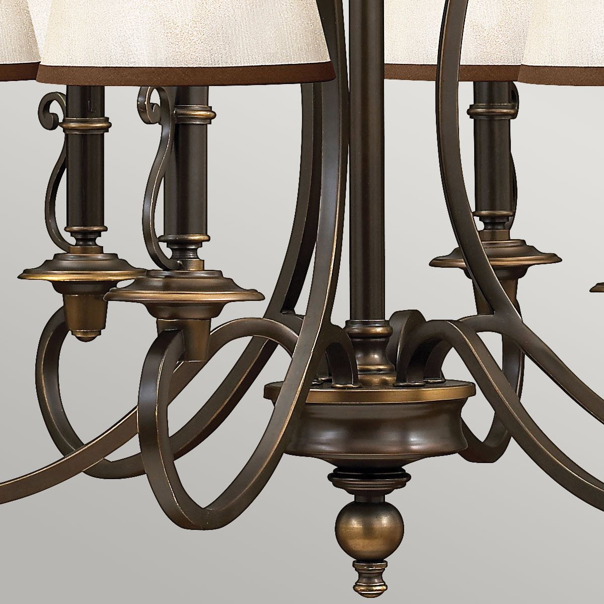 Plymouth 6 Light Chandelier Olde Bronze - HK-PLYMOUTH6