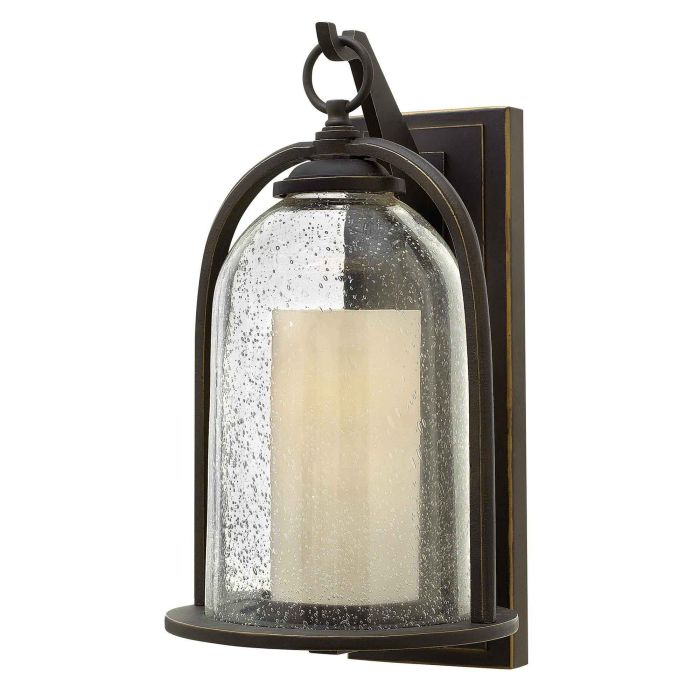 Quincy Light Medium Wall Lantern Oil Rubbed Bronze - HK-QUINCY-M