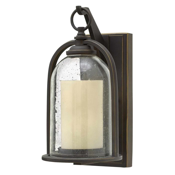 Quincy Light Small Wall Lantern Oil Rubbed Bronze - HK-QUINCY-S