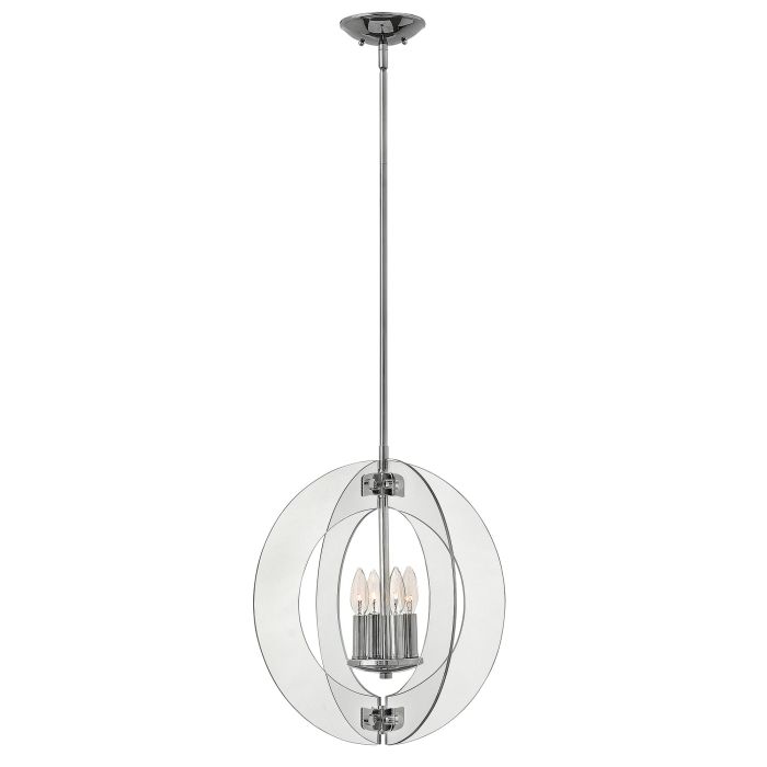 Solstice 4 Light Pendant Polished Chrome - HK-SOLSTICE-P