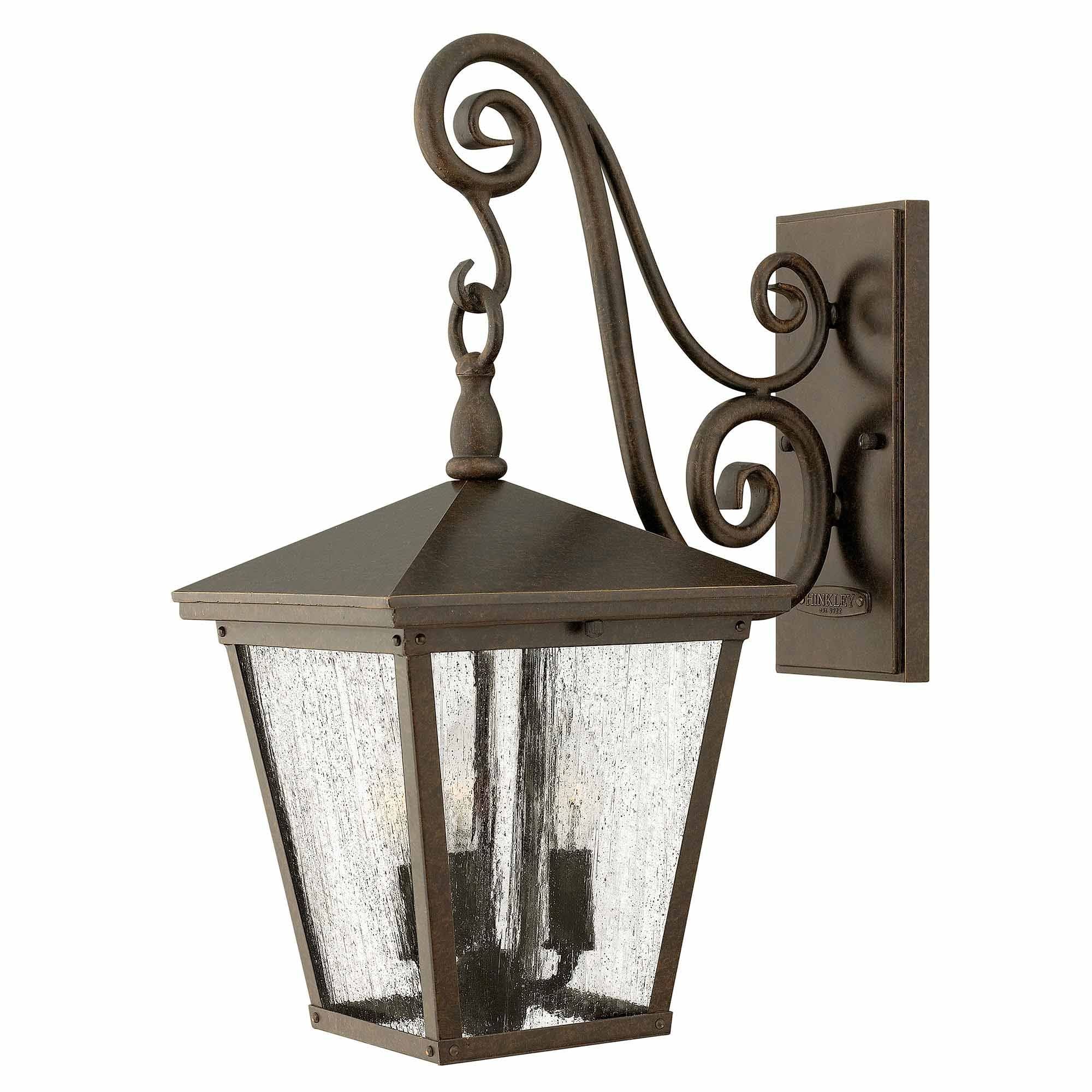 Trellis 3 Light Medium Wall Lantern Regency Bronze - HK-TRELLIS2-M