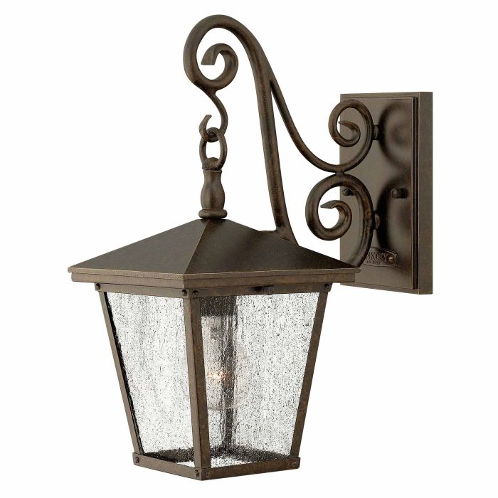 Trellis Light Small Wall Lantern Regency Bronze - HK-TRELLIS2-S