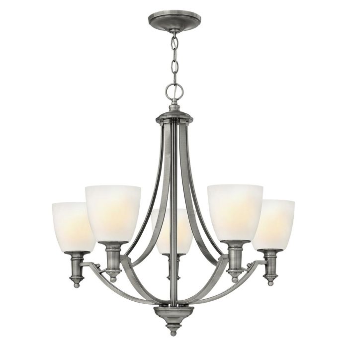 Truman 5 Light Chandelier Antique Nickel - HK-TRUMAN5