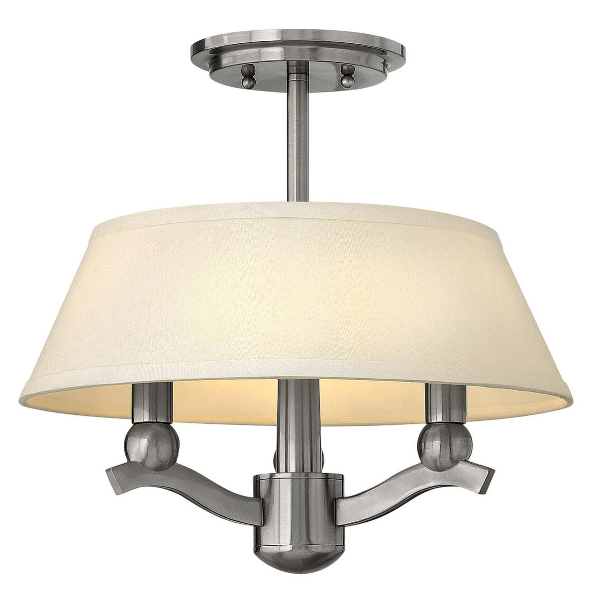 Whitney 3 Light Duo Mount Pendant Brushed Nickel - HK-WHITNEY-P