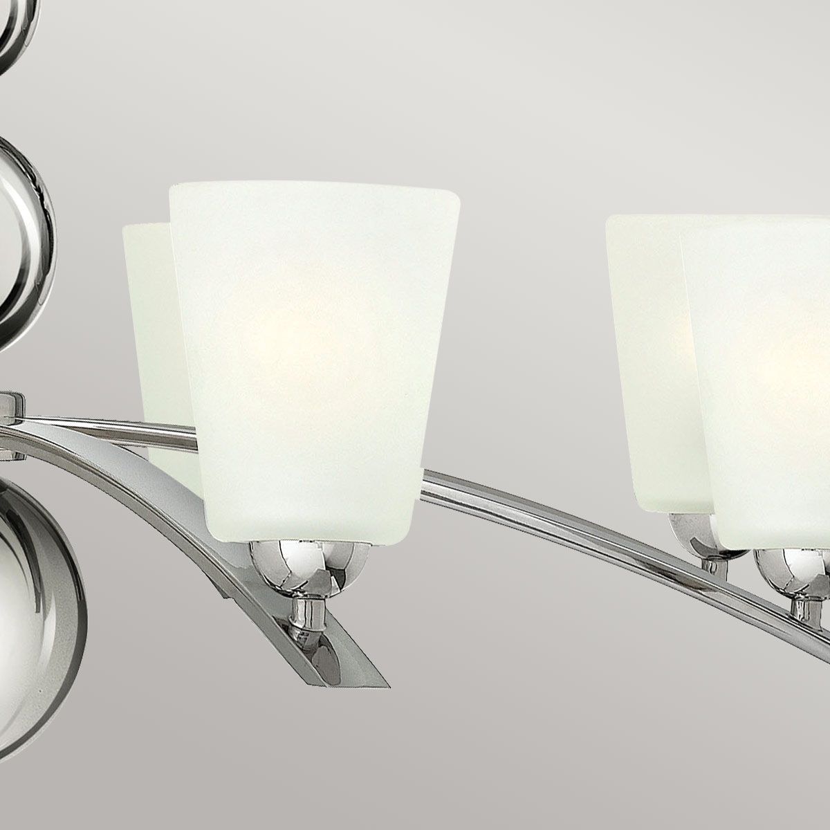 Zelda 8 Light Chandelier Polished Nickel - HK-ZELDA8-PN