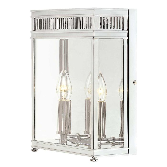 Holborn 2 Light Half Lantern Medium Polished Chrome - HL7-M-PC