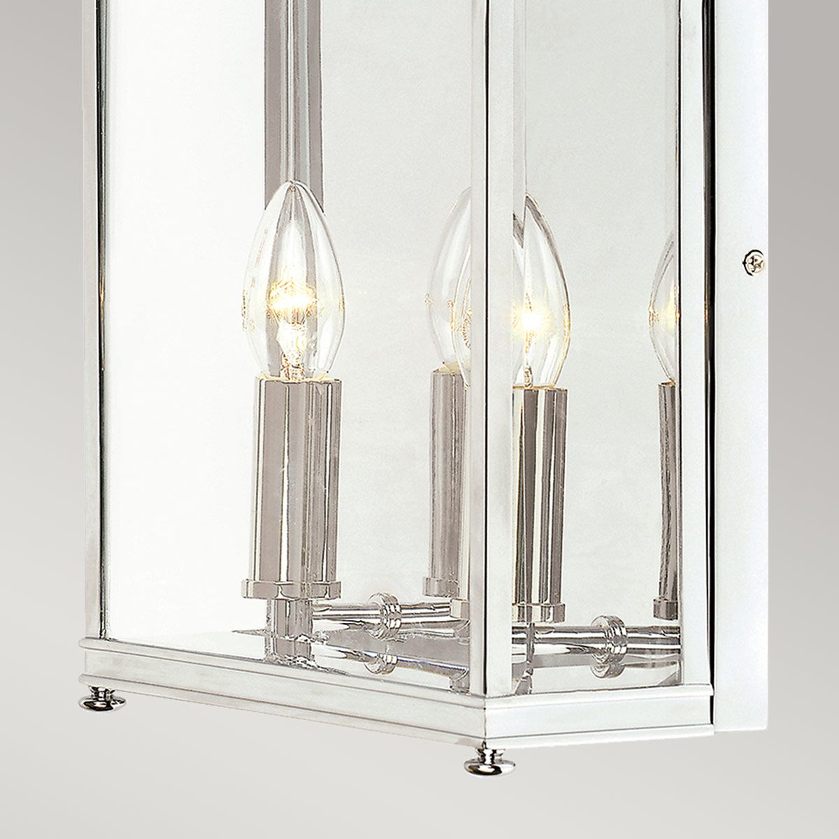 Holborn 2 Light Half Lantern Medium Polished Chrome - HL7-M-PC