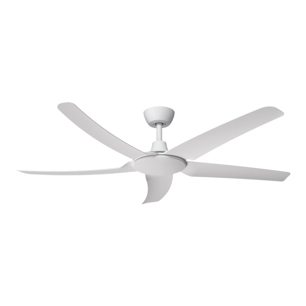 Buy DC Ceiling Fans Australia Hover DC Ceiling Fan 56" White ABS Polymer Blades - 60061