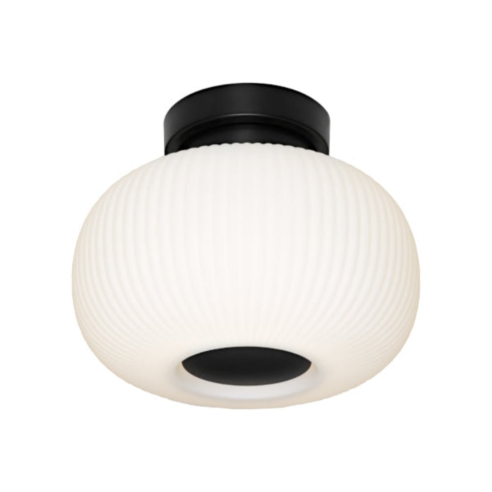 Buy Flush Mount Lights Australia Hutton Flush Mount Light Black - HUTT1BFBLK