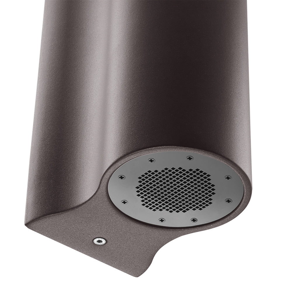 Intono 4.9 Exterior Wall Light With Speaker 24V 17W CRI80 Aluminium 3000K - NT4900