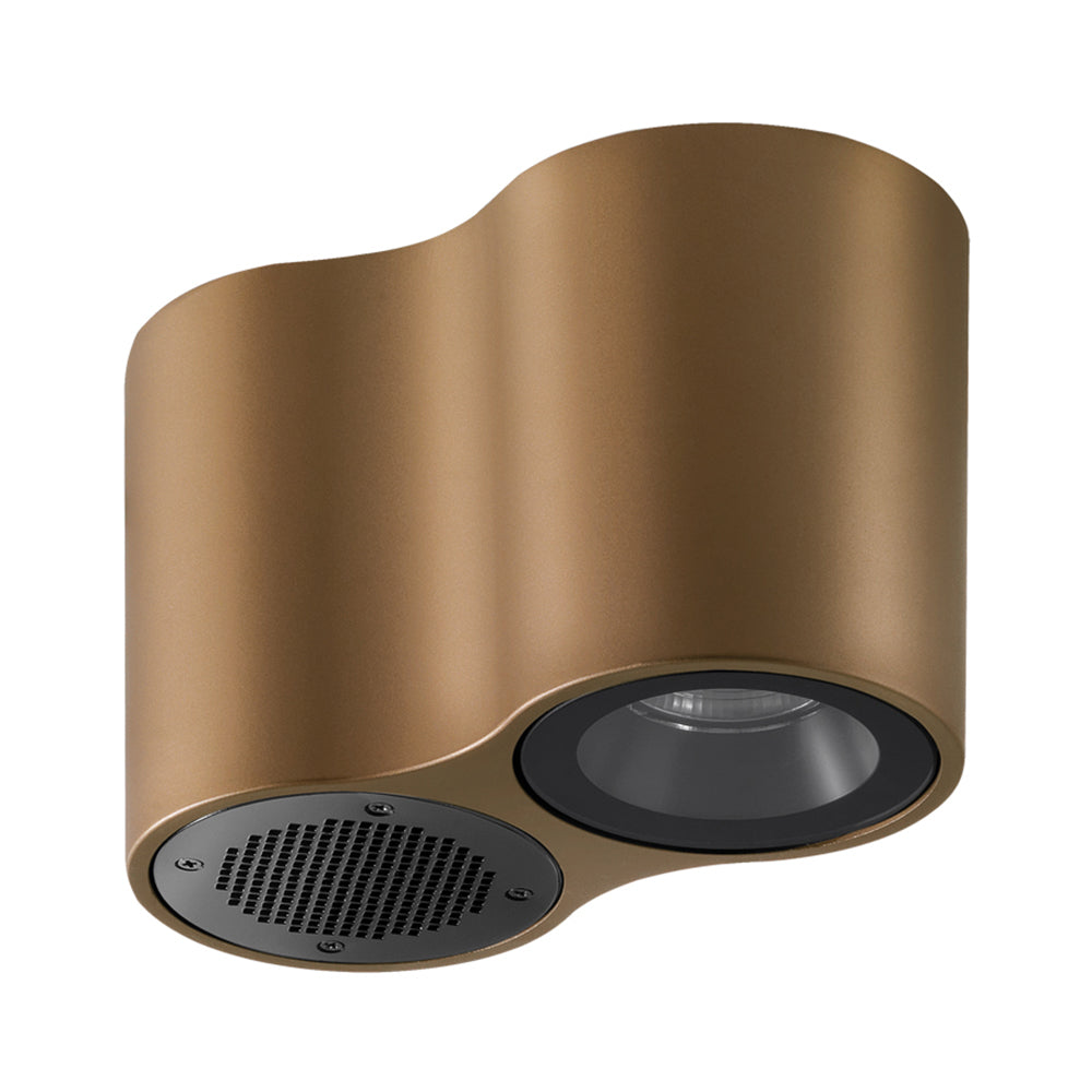 Intono C In 3.8 Surface Mounted Downlight With Speaker 24V CRI90 Aluminium - NC3800