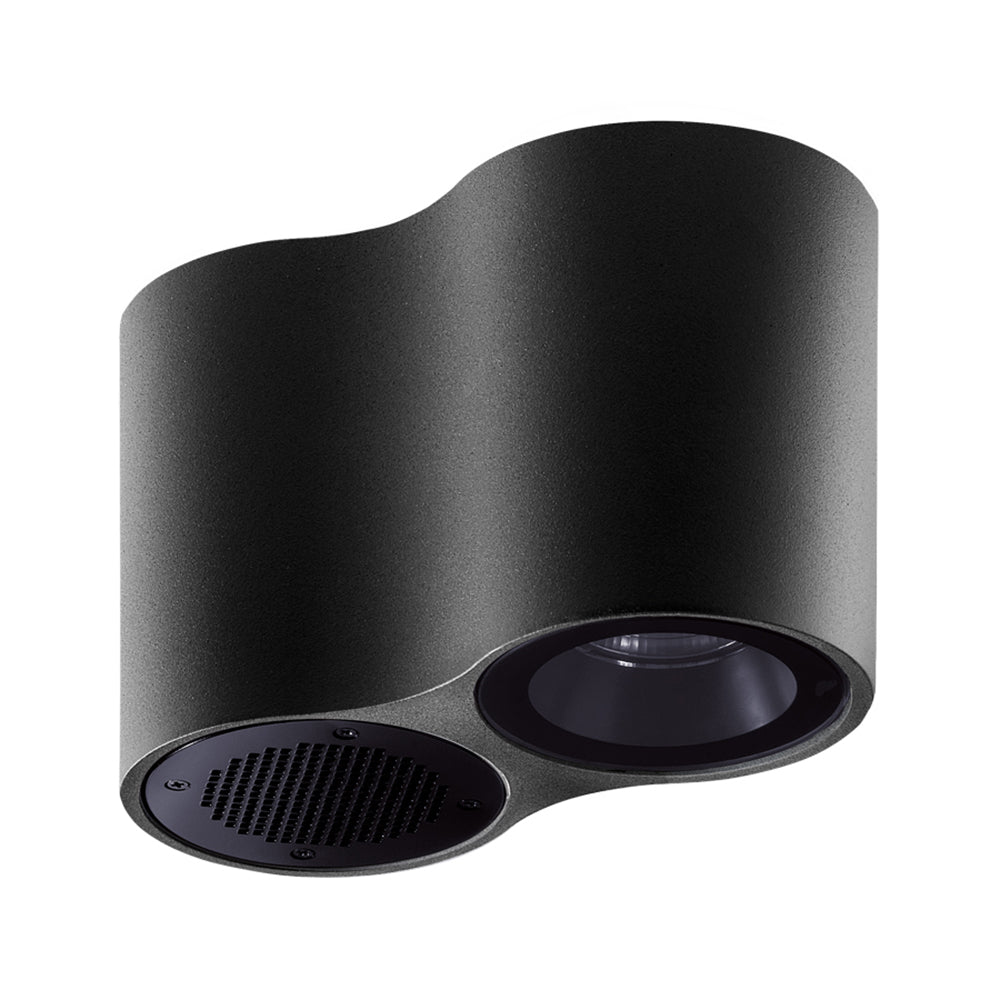 Intono C In 3.8 Surface Mounted Downlight With Speaker 24V CRI80 Aluminium - NC3800