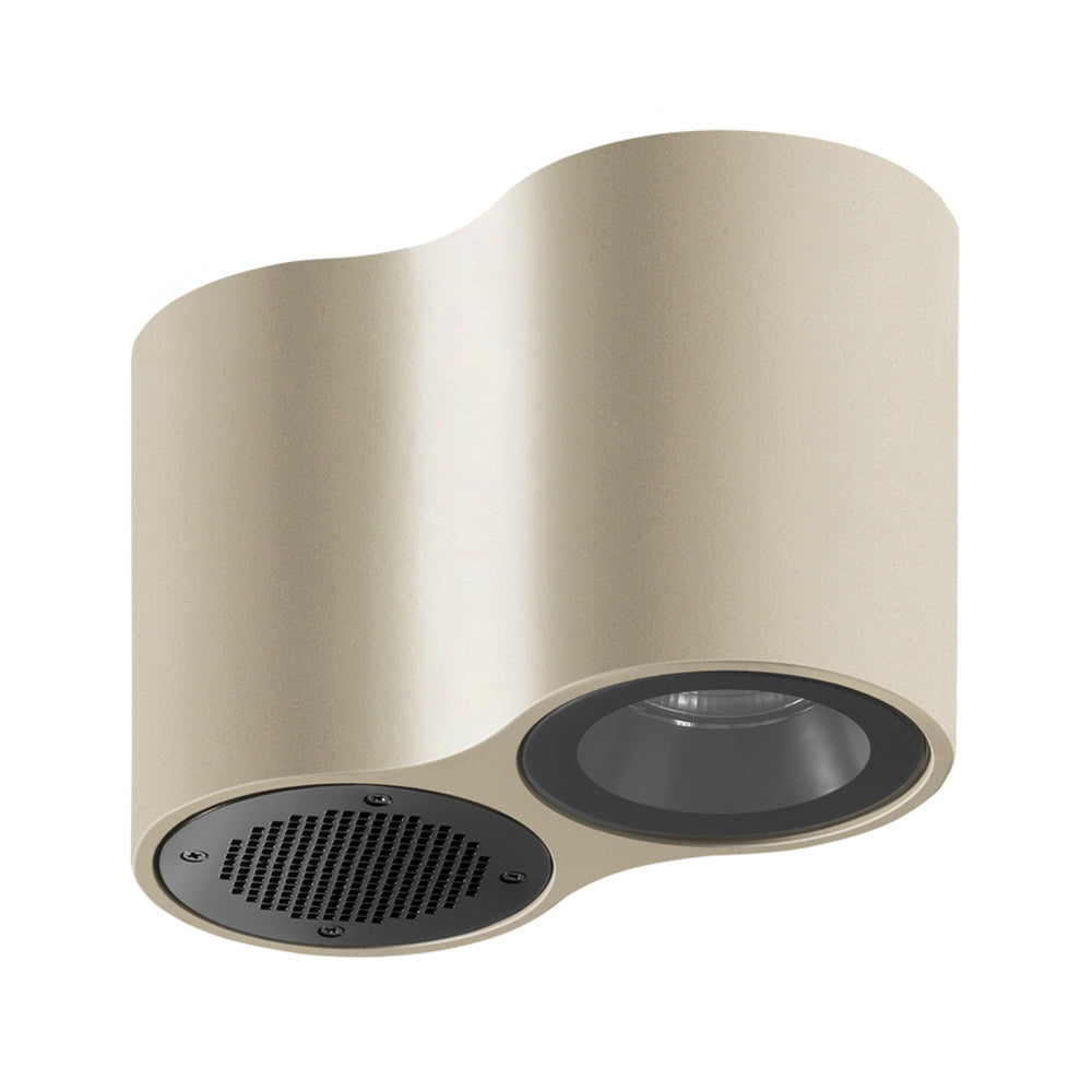 Intono C In 3.8 Surface Mounted Downlight With Speaker 24V CRI90 Aluminium - NC3800
