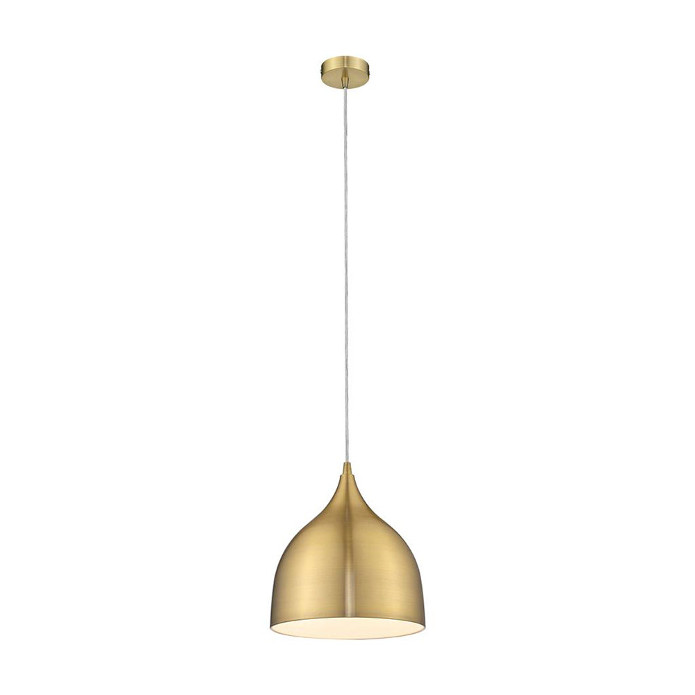 Buy Pendant Lights Australia Jade Pendant Light W220mm Brushed Brass Metal - 31412