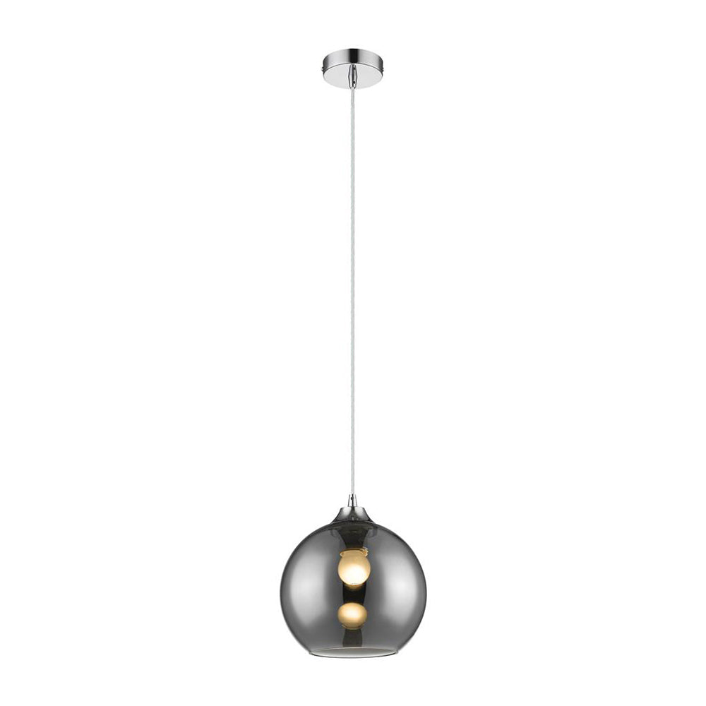 Buy Pendant Lights Australia Jazz Pendant Light W200mm Chrome Glass - 31355