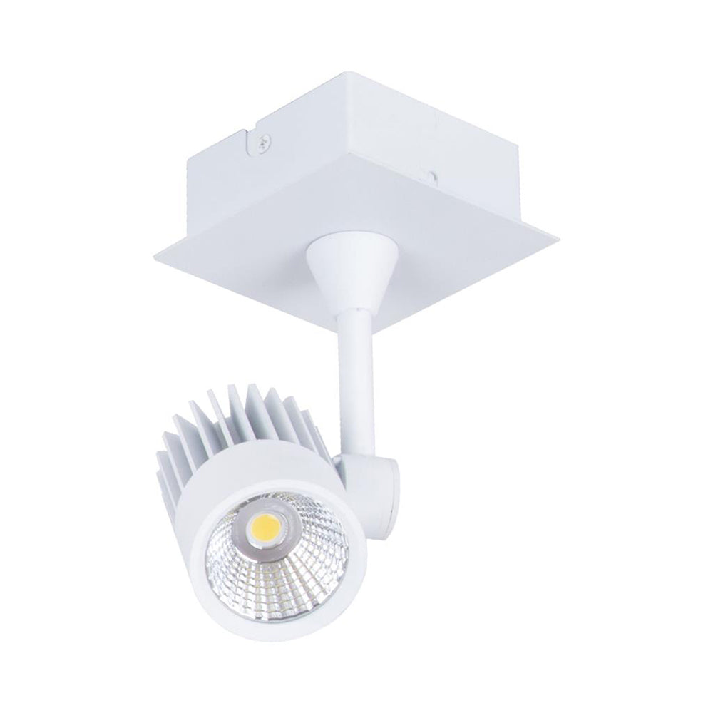 Jet LED Spotlight 10W White Aluminium 3000K - 20646