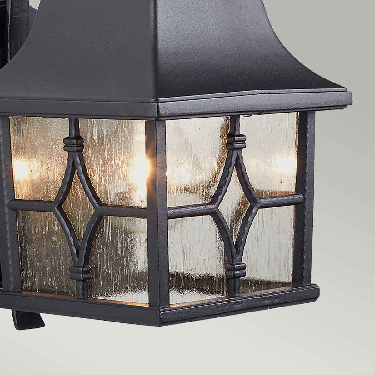 Kent Light Wall Lantern Black - KENT