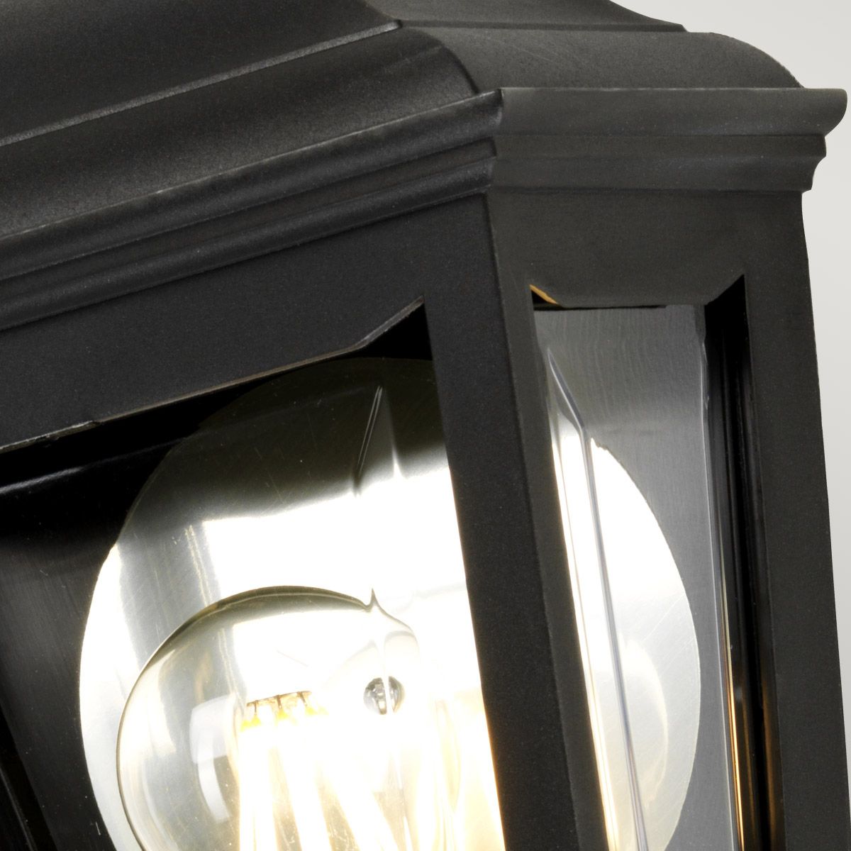 Kerry Wall Lantern Black - KERRY-FLUSH