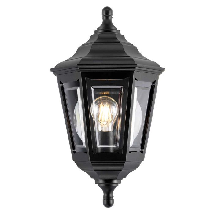 Kinsale Wall Lantern Black - KINSALE-FLUSH