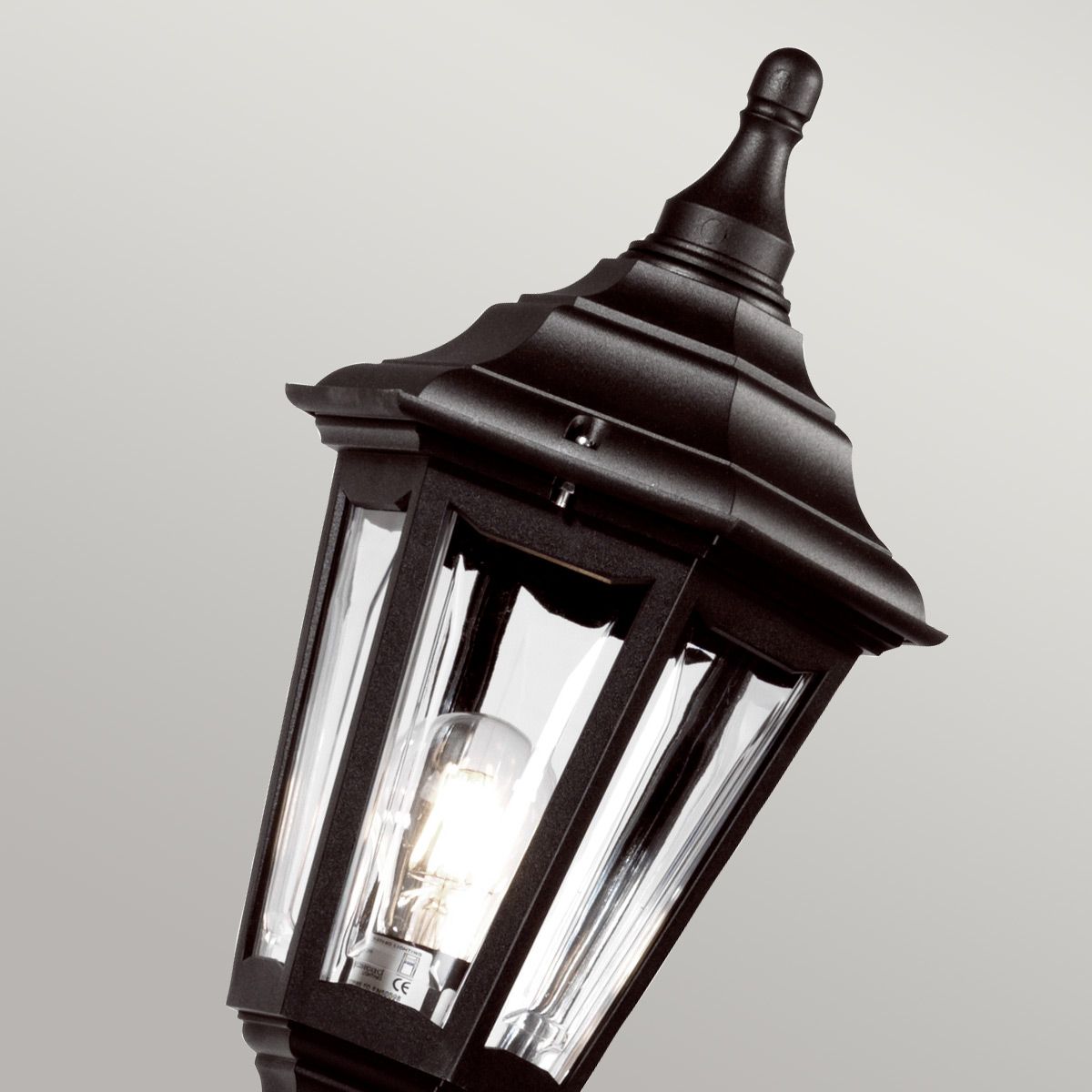 Kinsale Post Light Black - KINSALE-POST