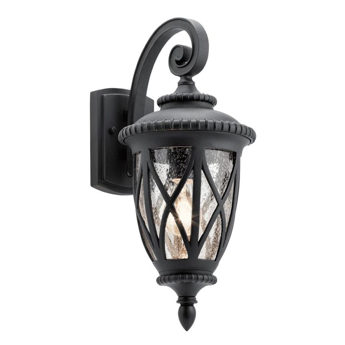 Admirals Cove Light Medium Wall Lantern Textured Black - KL-ADMIRALS-COVE-M