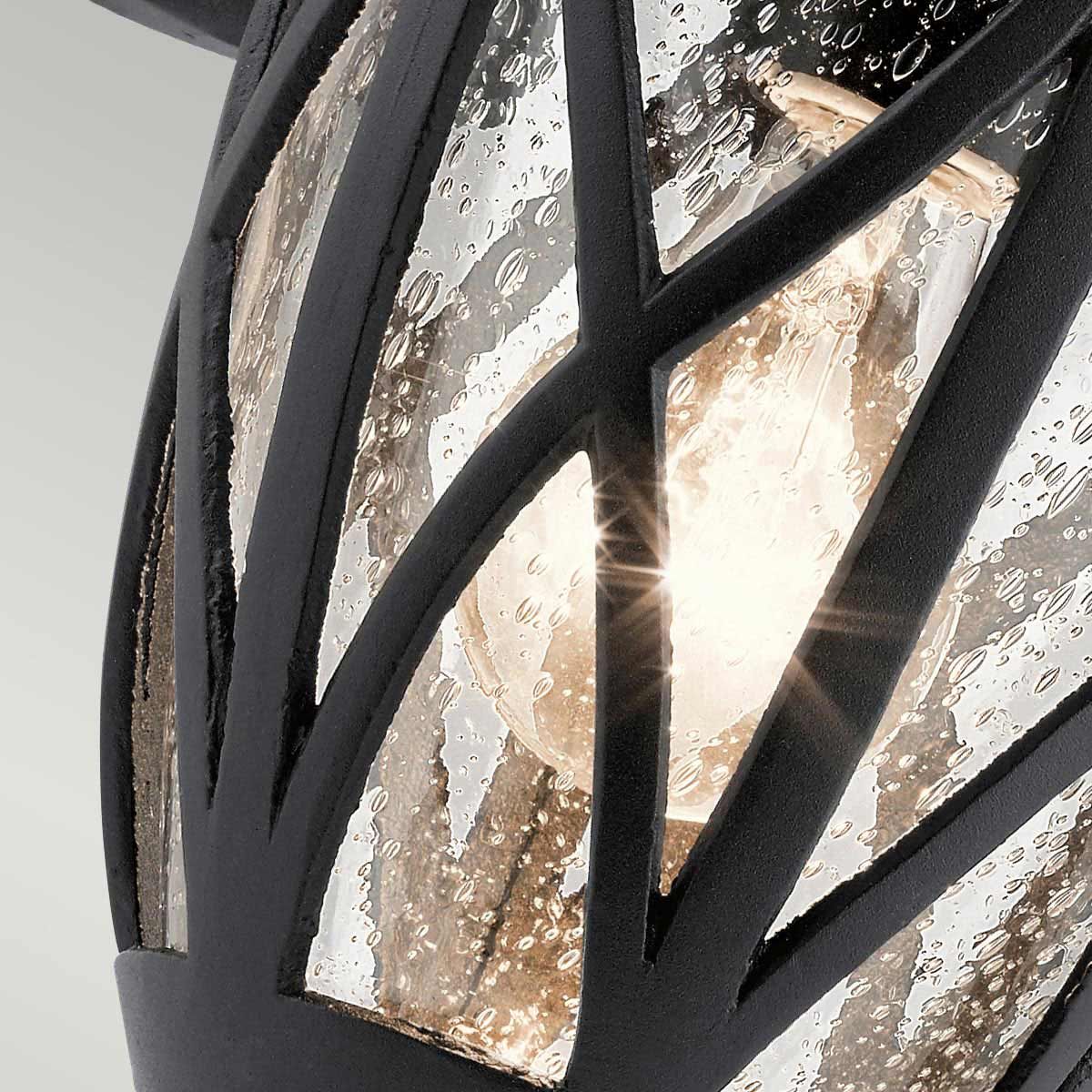 Admirals Cove Light Medium Wall Lantern Textured Black - KL-ADMIRALS-COVE-M