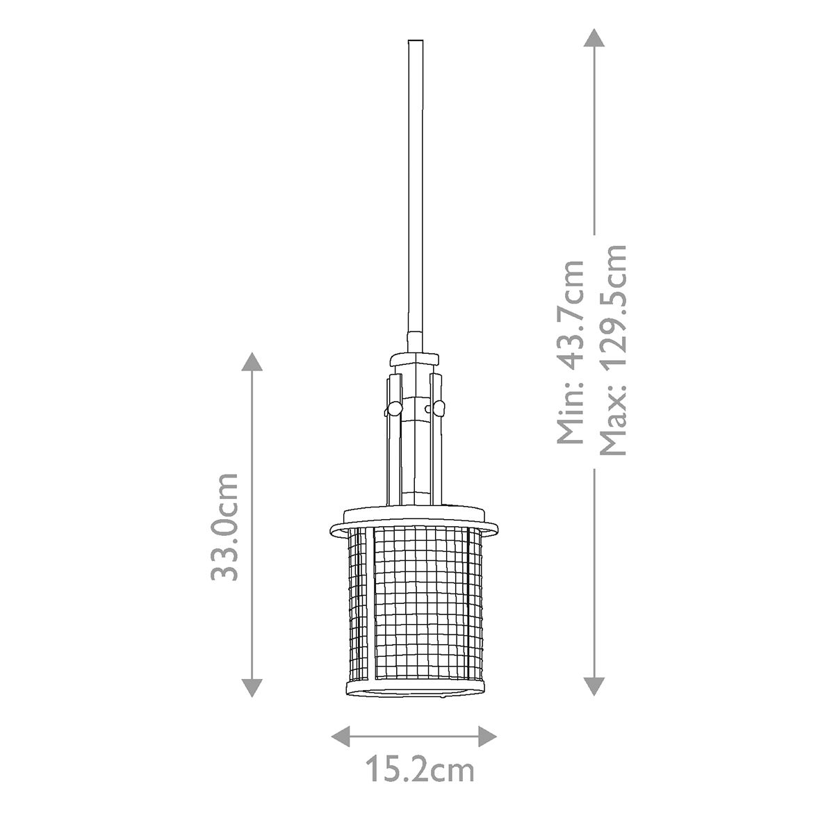 Ahrendale Pendant Light Anvil Iron - KL-AHRENDALE-MP