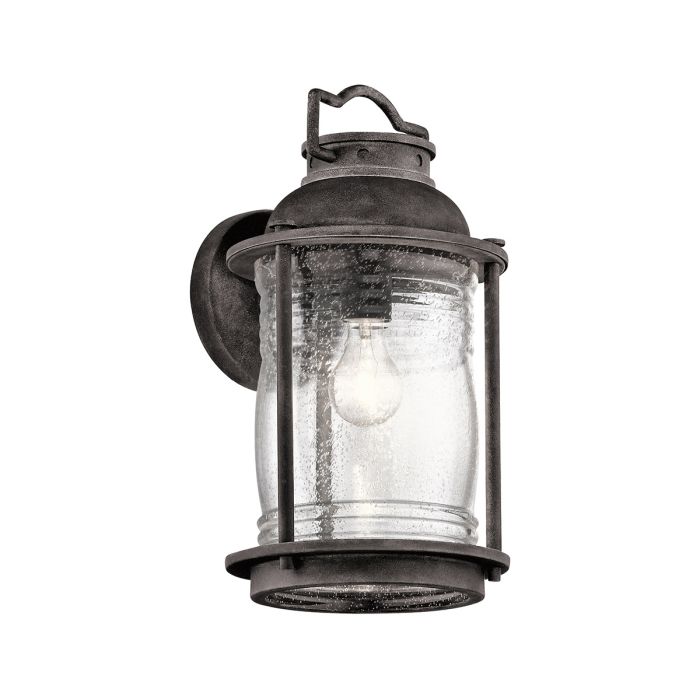 Ashland Bay Light Large Wall Lantern Weathered Zinc - KL-ASHLANDBAY2-L