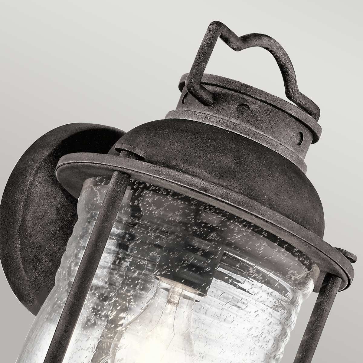 Ashland Bay Light Large Wall Lantern Weathered Zinc - KL-ASHLANDBAY2-L