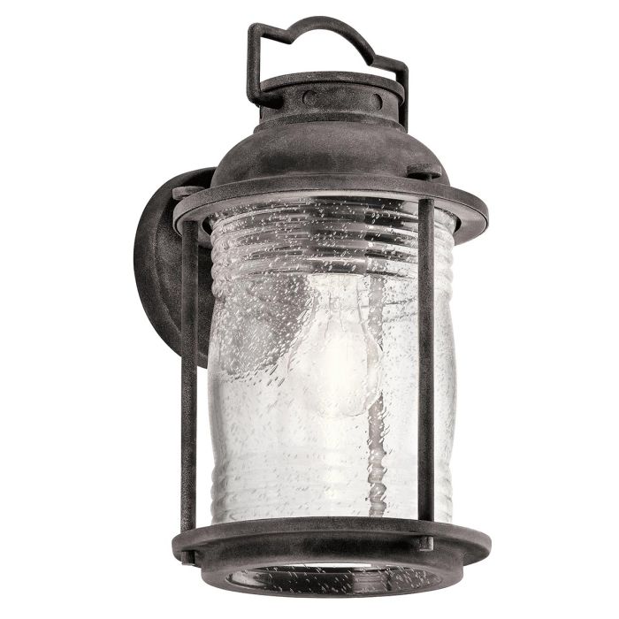 Ashland Bay Light Medium Wall Lantern Weathered Zinc - KL-ASHLANDBAY2-M