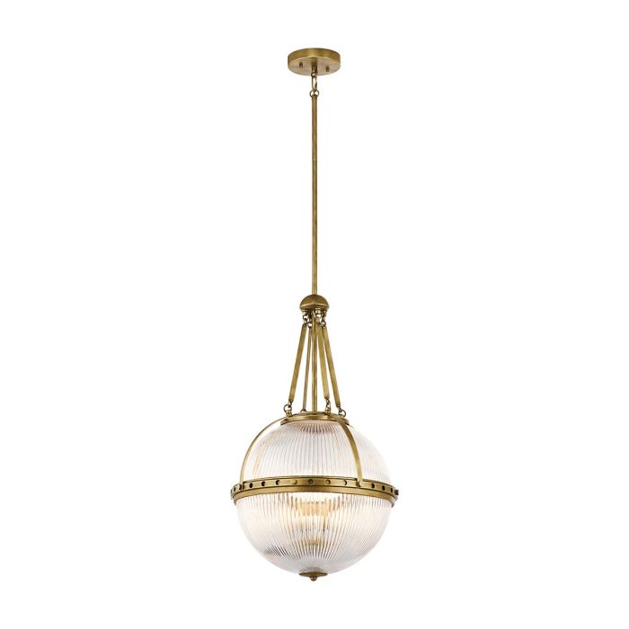 Aster 3 Light Pendant Natural Brass - KL-ASTER-P-NBR