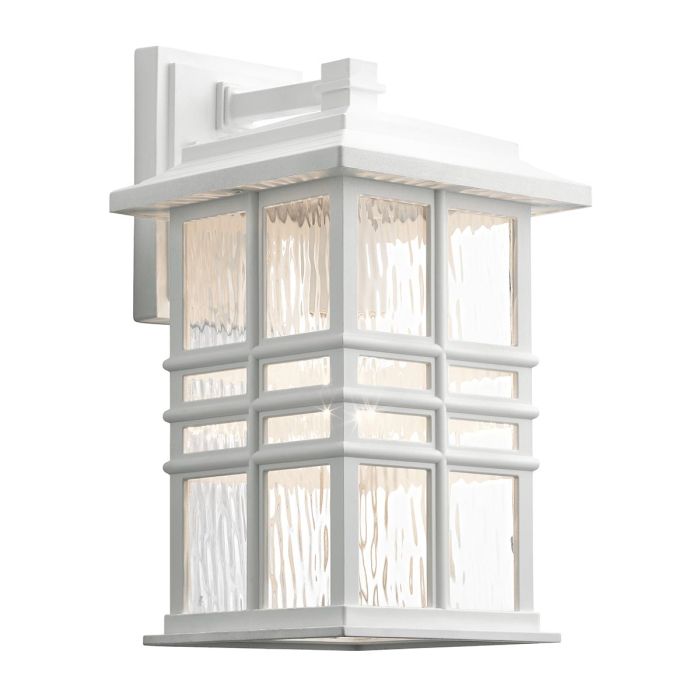 Beacon Square Medium Wall Lantern White - KL-BEACON-SQUARE-M-WHT