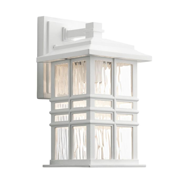 Beacon Square Small Wall Lantern White - KL-BEACON-SQUARE-S-WHT