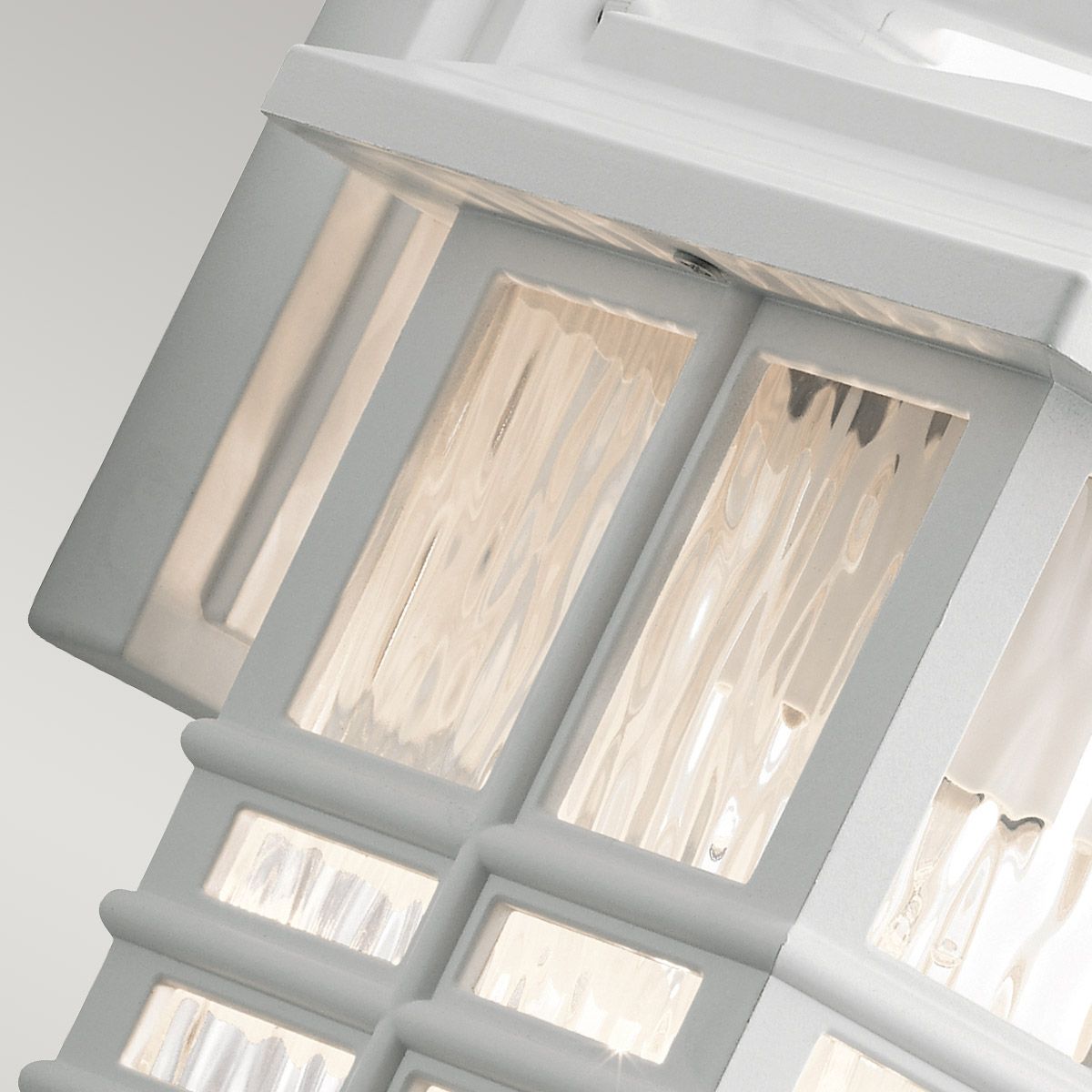 Beacon Square Small Wall Lantern White - KL-BEACON-SQUARE-S-WHT