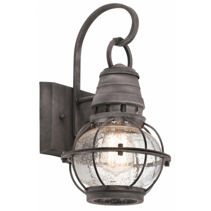 Bridgepoint Light Small Wall Lantern Weathered Zinc - KL-BRIDGEPOINT-S