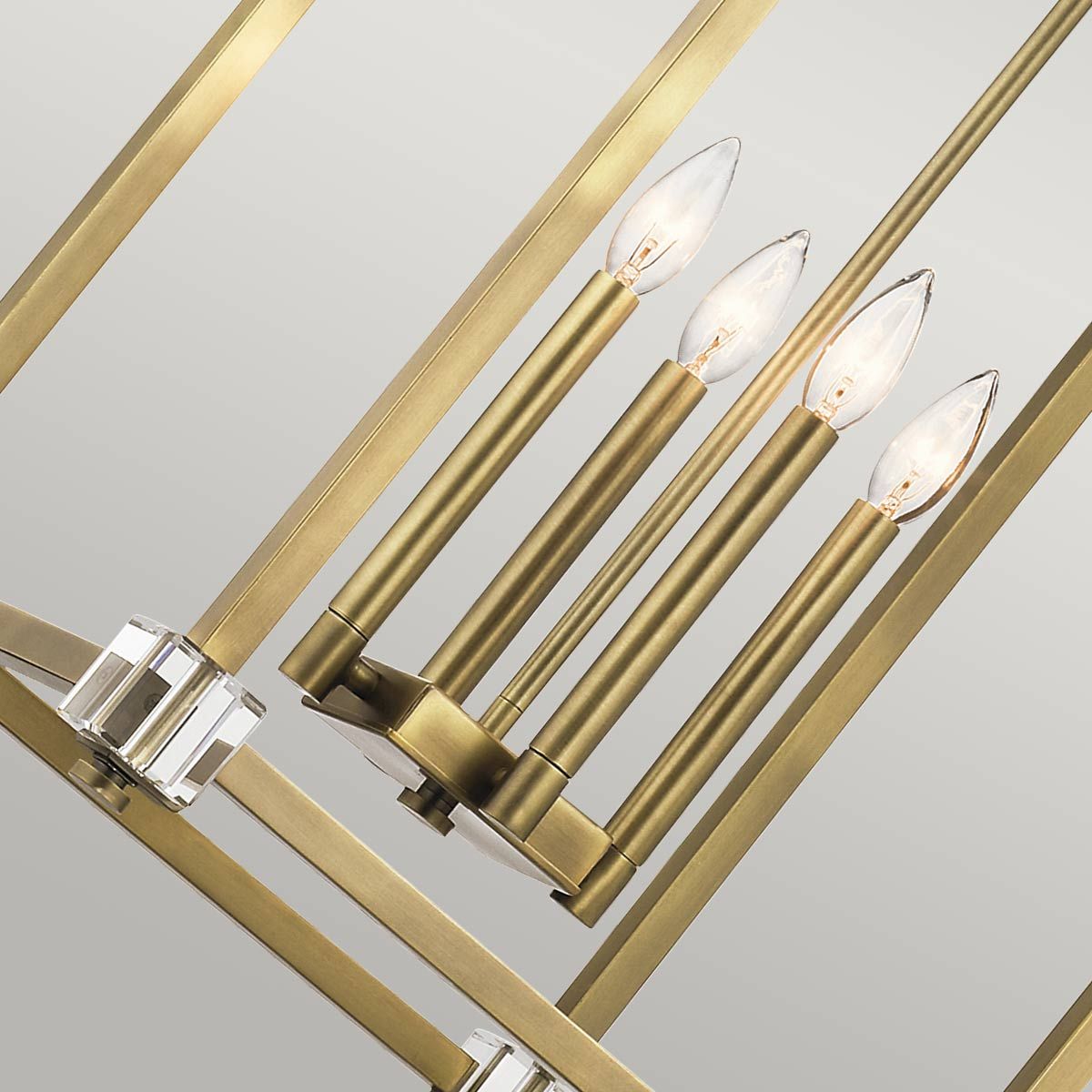 Cayden 4 Light Large Pendant Natural Brass - KL-CAYDEN-P-L