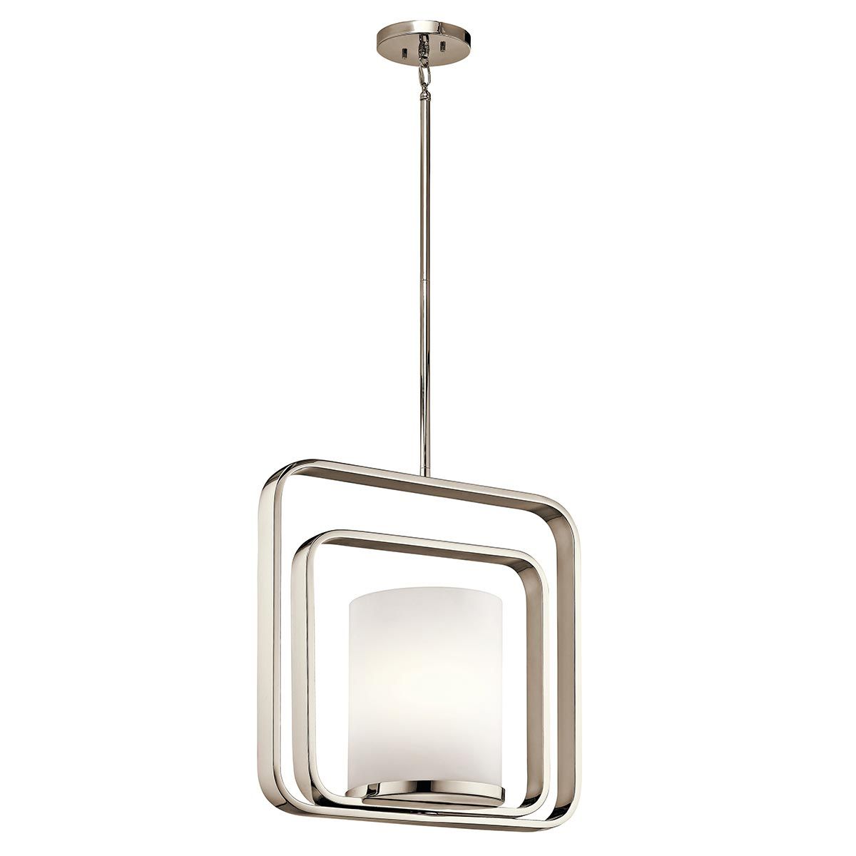 City Loft 1 Light Large Pendant Polished Nickel - KL-CITY-LOFT-P-L